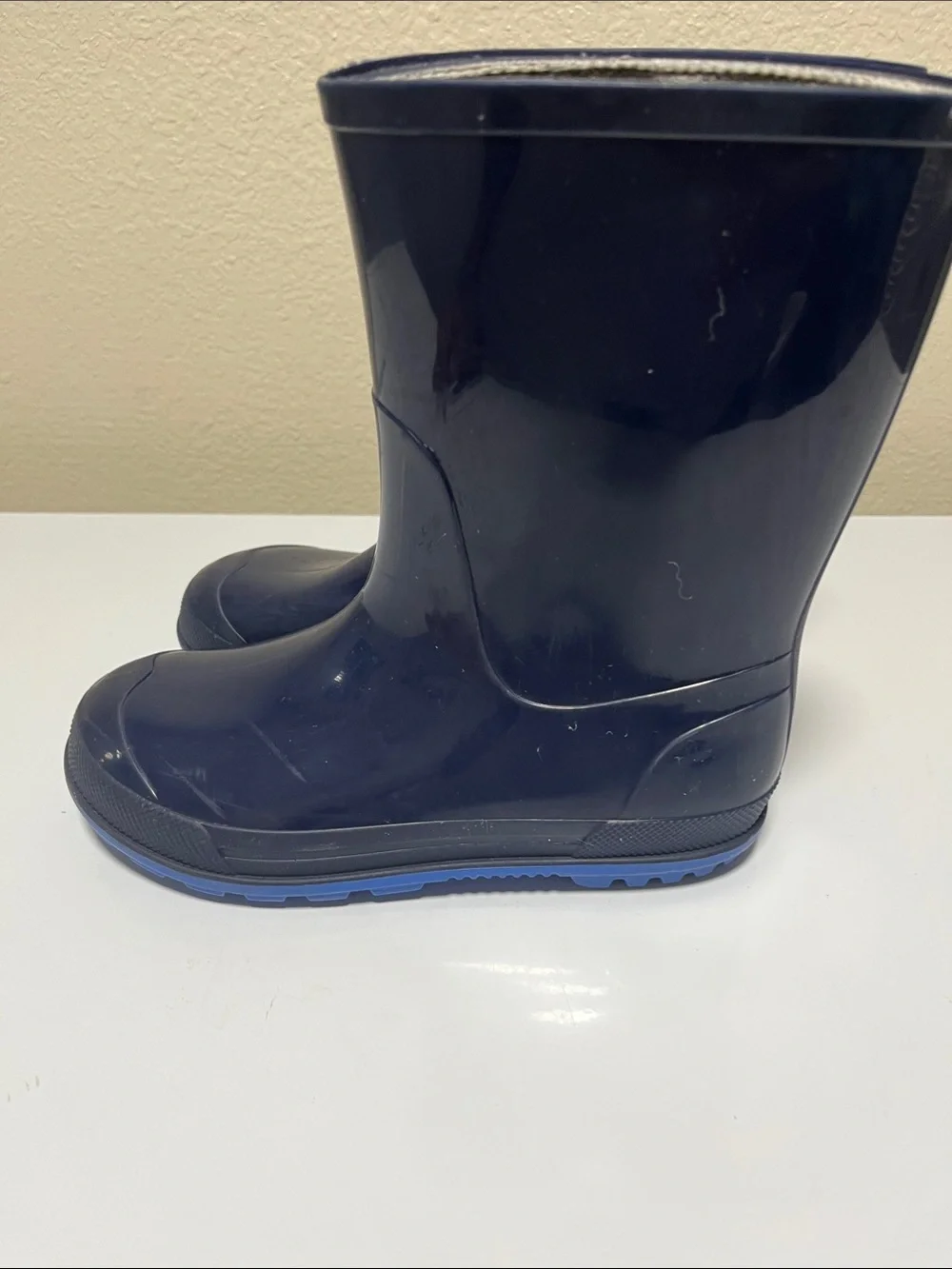 wonder nation Navy Kids Rain Boots